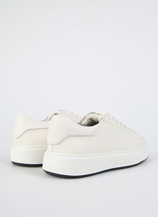 Fabrika Beyaz Erkek Deri Sneaker JAROD - Görsel 7