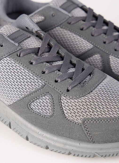 Cotton Bar Antrasit Erkek Sneaker RIOL - Görsel 6
