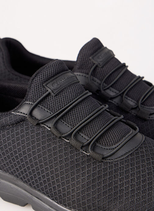 Cotton Bar Siyah Erkek Sneaker BELEMM - Görsel 6