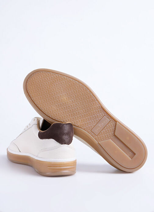 Fabrika Bej Erkek Deri Sneaker NASH-PRIME - Görsel 8