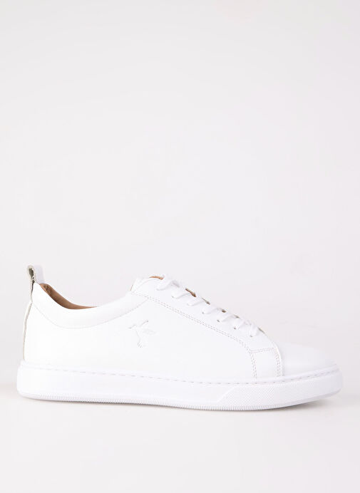 Fabrika Beyaz Erkek Deri Sneaker ELIOT-GANNON - Görsel 2