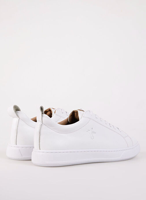 Fabrika Beyaz Erkek Deri Sneaker ELIOT-GANNON - Görsel 6