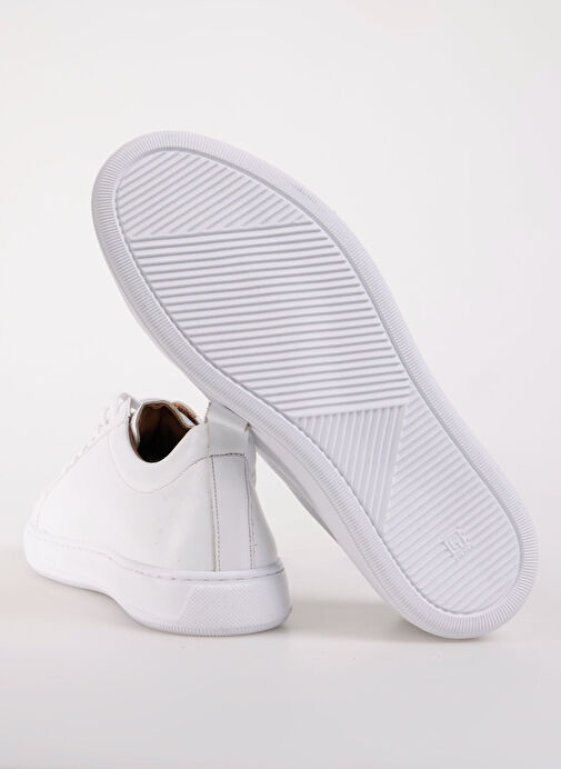 Fabrika Beyaz Erkek Deri Sneaker ELIOT-GANNON - Görsel 7