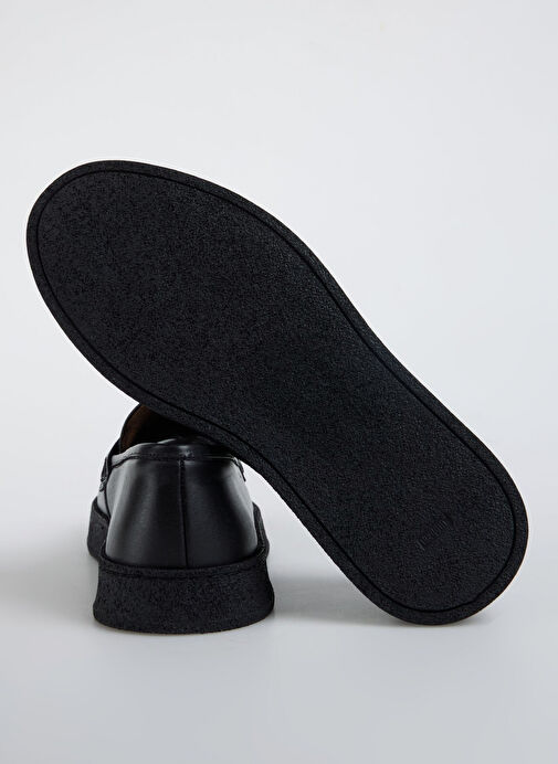 Fabrika Siyah Erkek Deri Günlük Ayakkabı MARLOW-SILAS - Görsel 7