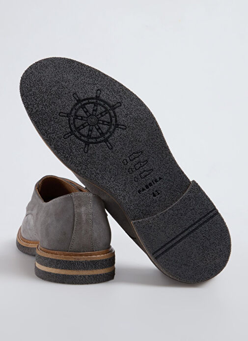 Fabrika Gri Erkek Süet Günlük Ayakkabı VALOR-ZENITH - Görsel 5