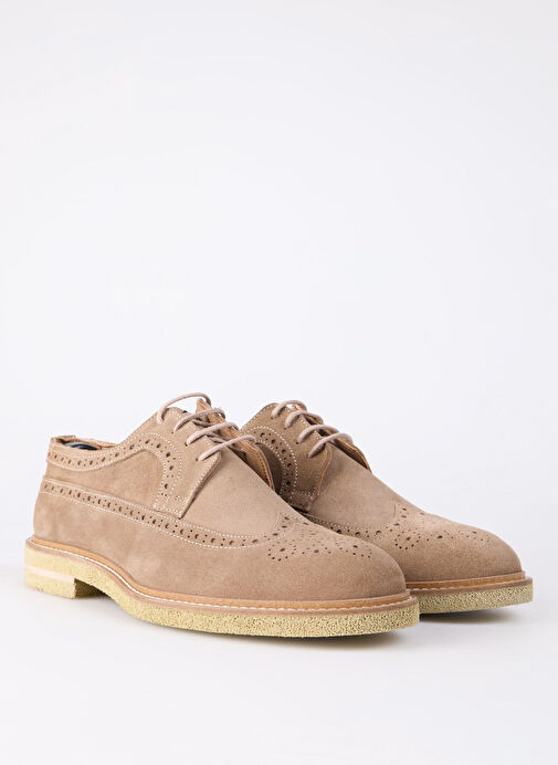 Fabrika Bej Erkek Süet Günlük Ayakkabı VALOR-SHARK - Görsel 3