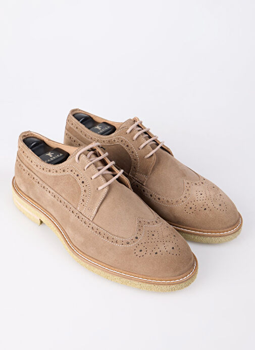 Fabrika Bej Erkek Süet Günlük Ayakkabı VALOR-SHARK - Görsel 4
