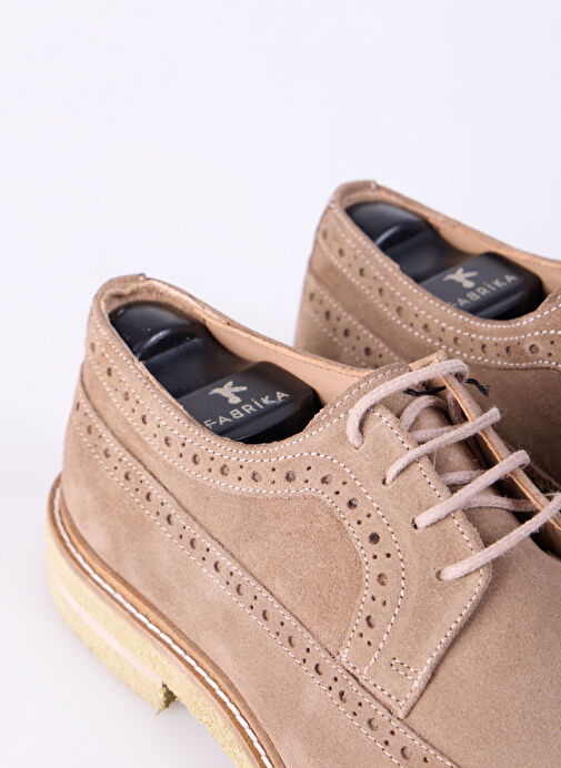 Fabrika Bej Erkek Süet Günlük Ayakkabı VALOR-SHARK - Görsel 5