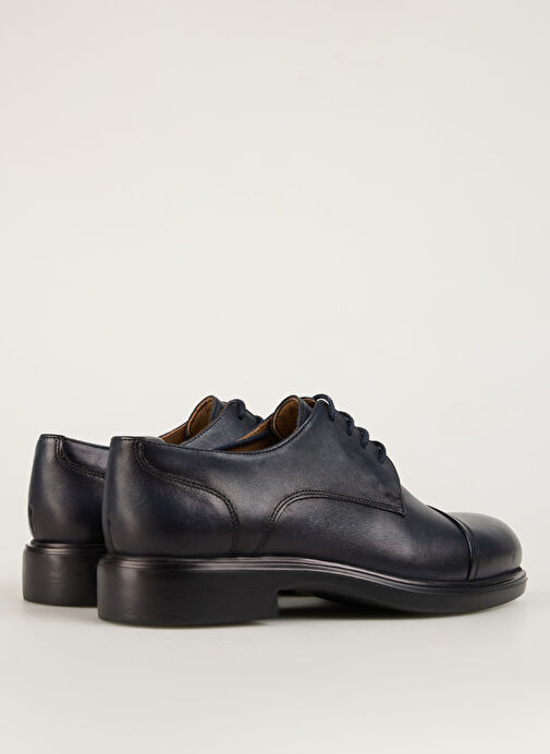 Fabrika Lacivert Erkek Deri Klasik Ayakkabı JOSE - Görsel 11