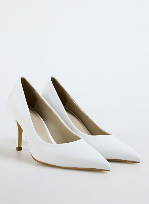 Fabrika Beyaz Kadın Stiletto AUBER - Görsel 3
