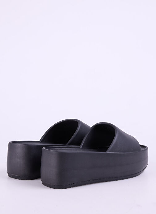 Fabrika Siyah Kadın Plaj Terliği HARPER - Görsel 4