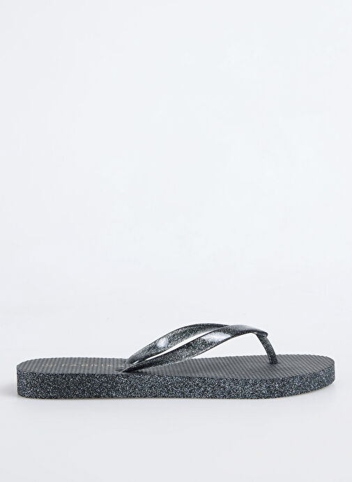 Fabrika Siyah Kadın Plaj Terliği OHRIO - Görsel 2