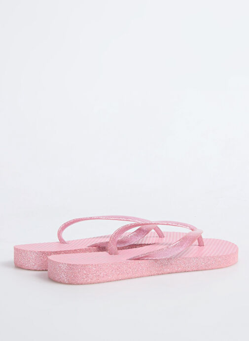 Fabrika Pembe Kadın Plaj Terliği OHRIO - Görsel 4
