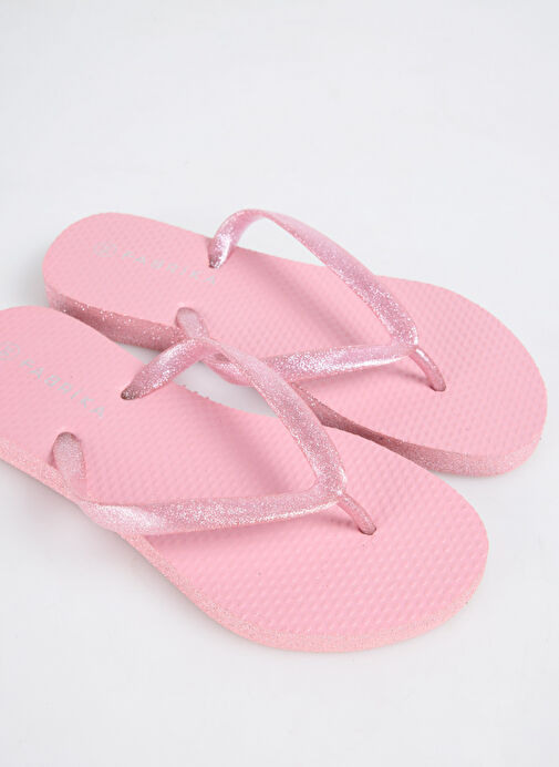 Fabrika Pembe Kadın Plaj Terliği OHRIO - Görsel 6