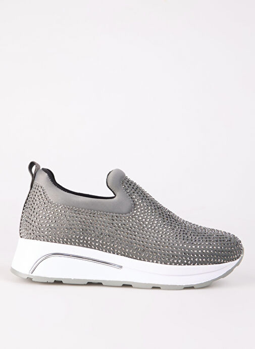 Cotton Bar Gri Kadın Sneaker MEAVE - Görsel 2