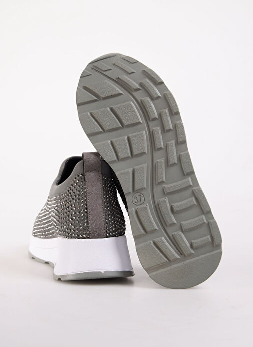 Cotton Bar Gri Kadın Sneaker MEAVE - Görsel 5