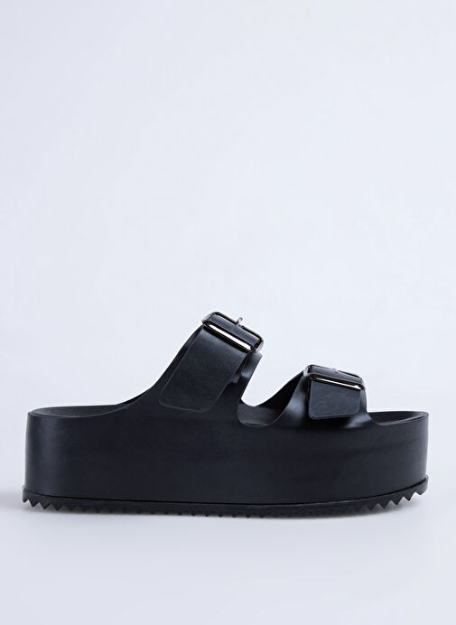 Cotton Bar Siyah Kadın Terlik BIDDY - Görsel 7