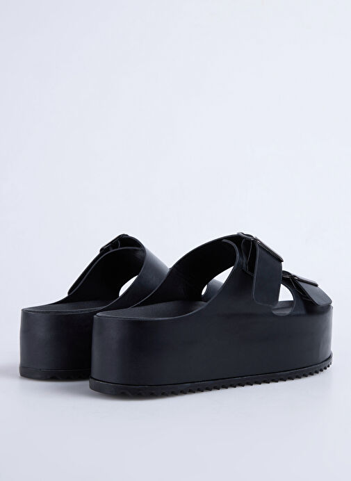 Cotton Bar Siyah Kadın Terlik BIDDY - Görsel 9