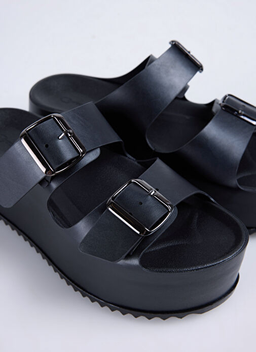 Cotton Bar Siyah Kadın Terlik BIDDY - Görsel 11