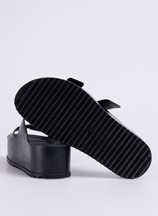 Cotton Bar Siyah Kadın Terlik BIDDY - Görsel 5