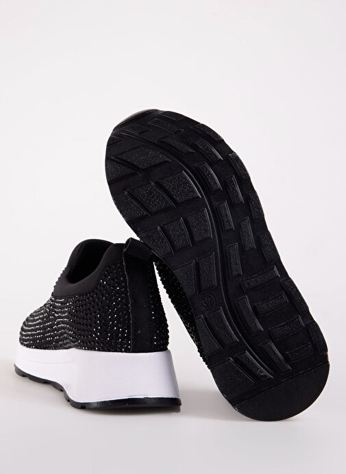 Cotton Bar Siyah Kadın Sneaker MEAVE - Görsel 5