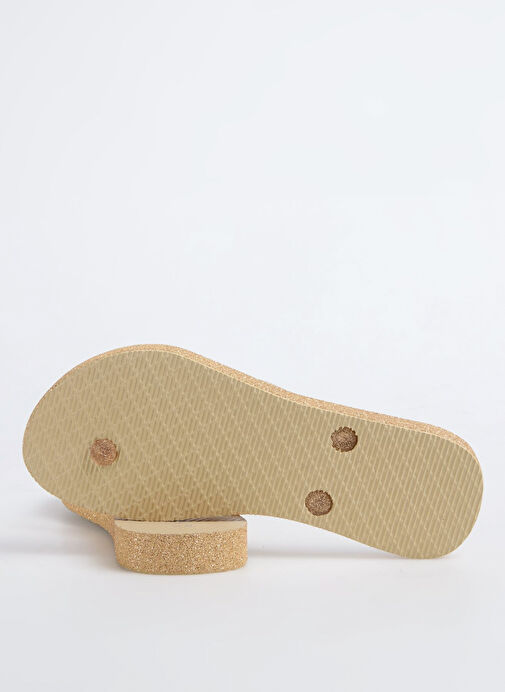 Fabrika Bej Kadın Plaj Terliği OHRIO - Görsel 5