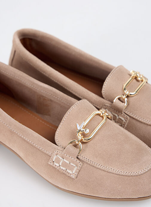 Fabrika Bej Kadın Deri Loafer D-SELAH - Görsel 6