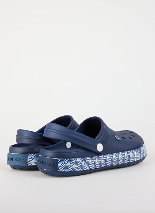 Fabrika Lacivert-Beyaz Erkek Plaj Terliği INFERNO - Görsel 9