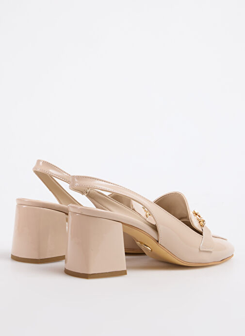 Fabrika Bej Kadın Topuklu Ayakkabı AYELEN - Görsel 8