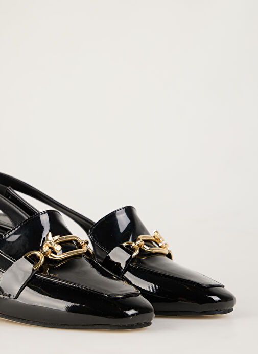 Fabrika Siyah Kadın Topuklu Ayakkabı AYELEN - Görsel 9