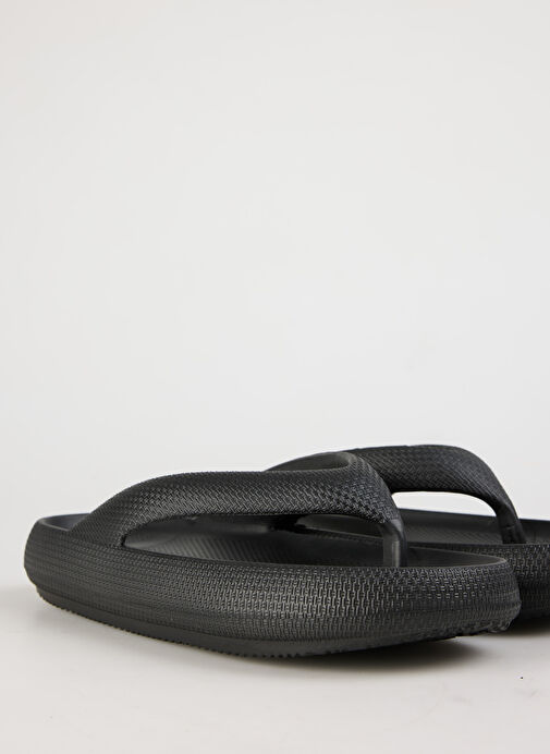 Fabrika Siyah Erkek Plaj Terliği VORTEX - Görsel 6