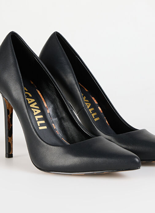 Just Cavalli Siyah Kadın deri Stiletto 77RA3S01ZPA33899 - Görsel 6