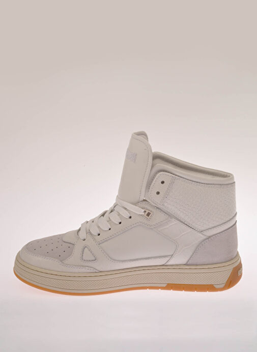 Roberto Cavalli Beyaz Erkek Deri Sneaker 25736 - Görsel 3