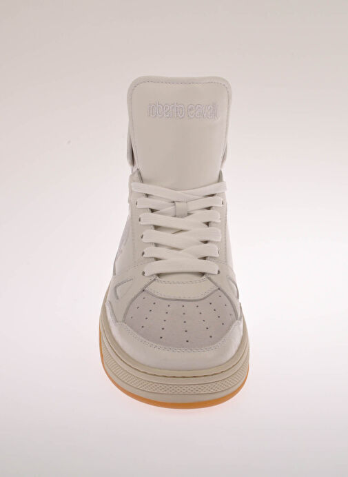 Roberto Cavalli Beyaz Erkek Deri Sneaker 25736 - Görsel 4