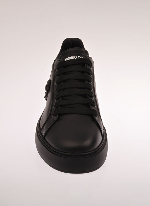Roberto Cavalli Siyah Erkek Deri Sneaker 25730 - Görsel 3