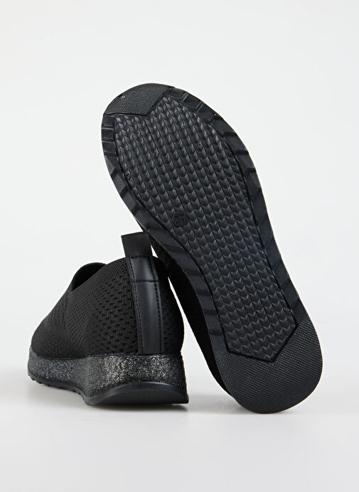 Cotton Bar Siyah Kadın Sneaker JABREN - Görsel 5