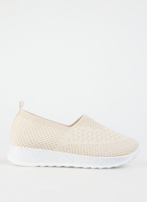 Cotton Bar Bej Kadın Sneaker JABREN - Görsel 2