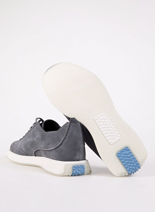 Cotton Bar Antrasit Erkek Süet Sneaker TROY-SAUL - Görsel 5