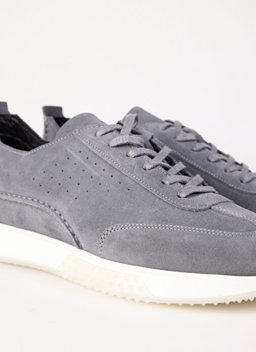 Cotton Bar Antrasit Erkek Süet Sneaker TROY-SAUL - Görsel 6