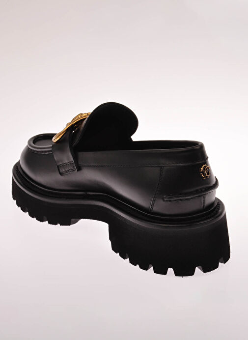 Roberto Cavalli Siyah Kadın Deri Loafer HARRY W - Görsel 5