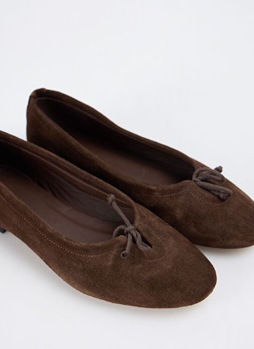 Fabrika Kahverengi Kadın Deri Babet D-AMANDA - Görsel 6