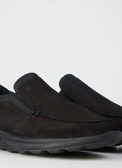 Cotton Bar Siyah Erkek Deri Günlük Ayakkabı TANYA - Görsel 6