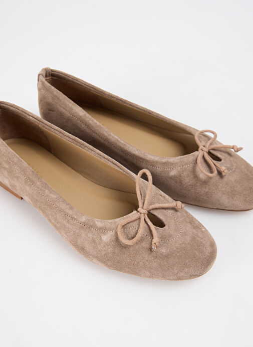 Fabrika Fabrika Bej Kadın Deri Babet D-AMANDA | Boyner Bej - 4. görsel