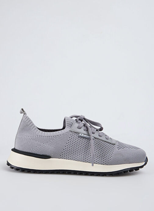 Cotton Bar Gri Erkek Tekstil Sneaker SOREN - Görsel 2