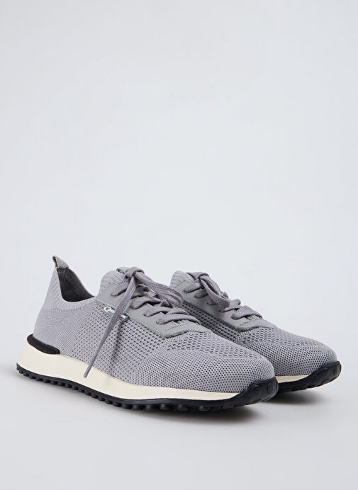 Cotton Bar Gri Erkek Tekstil Sneaker SOREN - Görsel 3