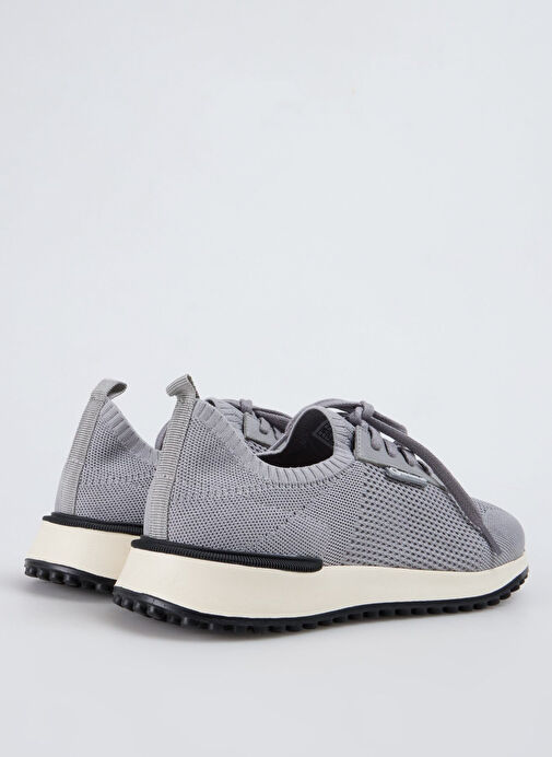 Cotton Bar Gri Erkek Tekstil Sneaker SOREN - Görsel 4