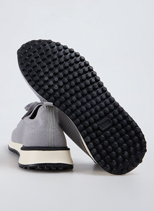 Cotton Bar Gri Erkek Tekstil Sneaker SOREN - Görsel 5
