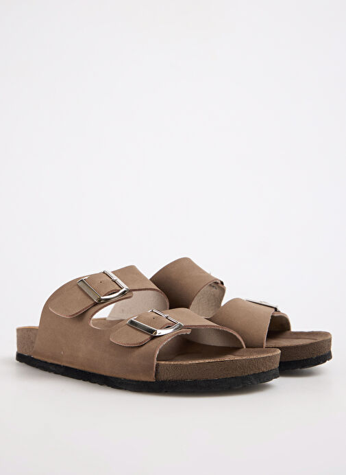 Cotton Bar Vizon Erkek Terlik ENORAY - Görsel 3