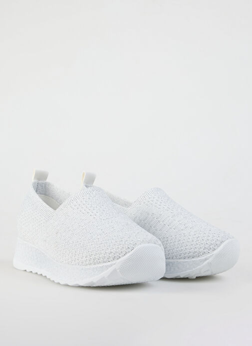 Cotton Bar Beyaz Kadın Sneaker JABREN - Görsel 3