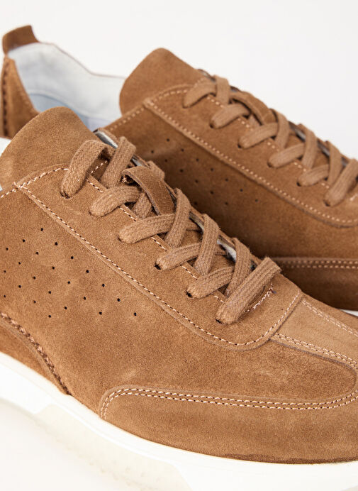 Cotton Bar Taba Erkek Süet Sneaker TROY-SAUL - Görsel 6